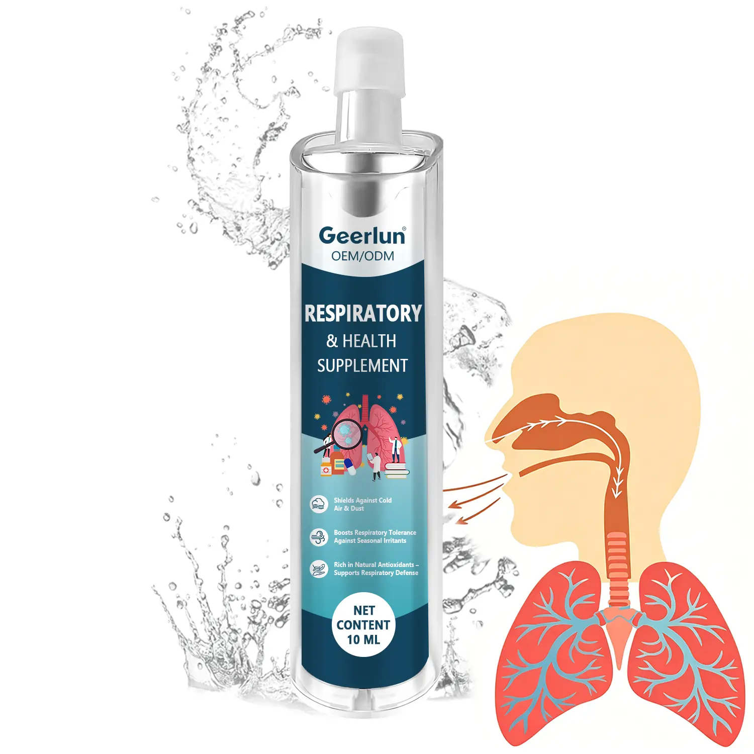 OEM Human Respiratory Health Supplement Drops