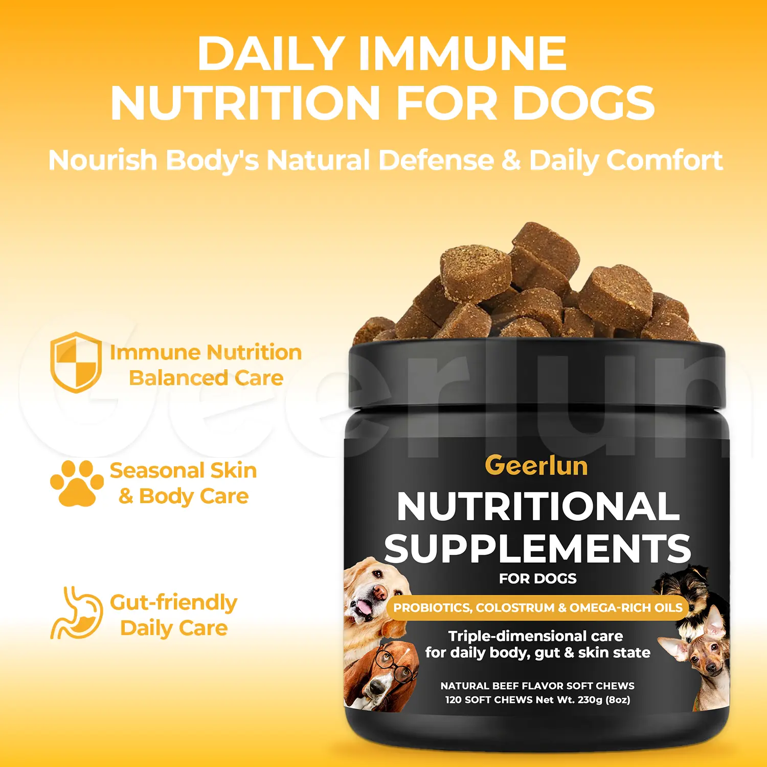 Custom Canine Gut Skin Wellness Chews