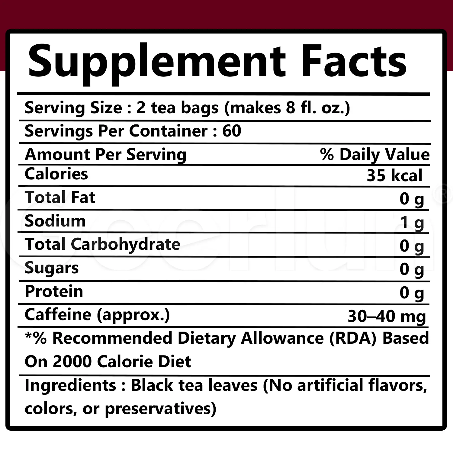 Private Label Metabolism Boost Tea