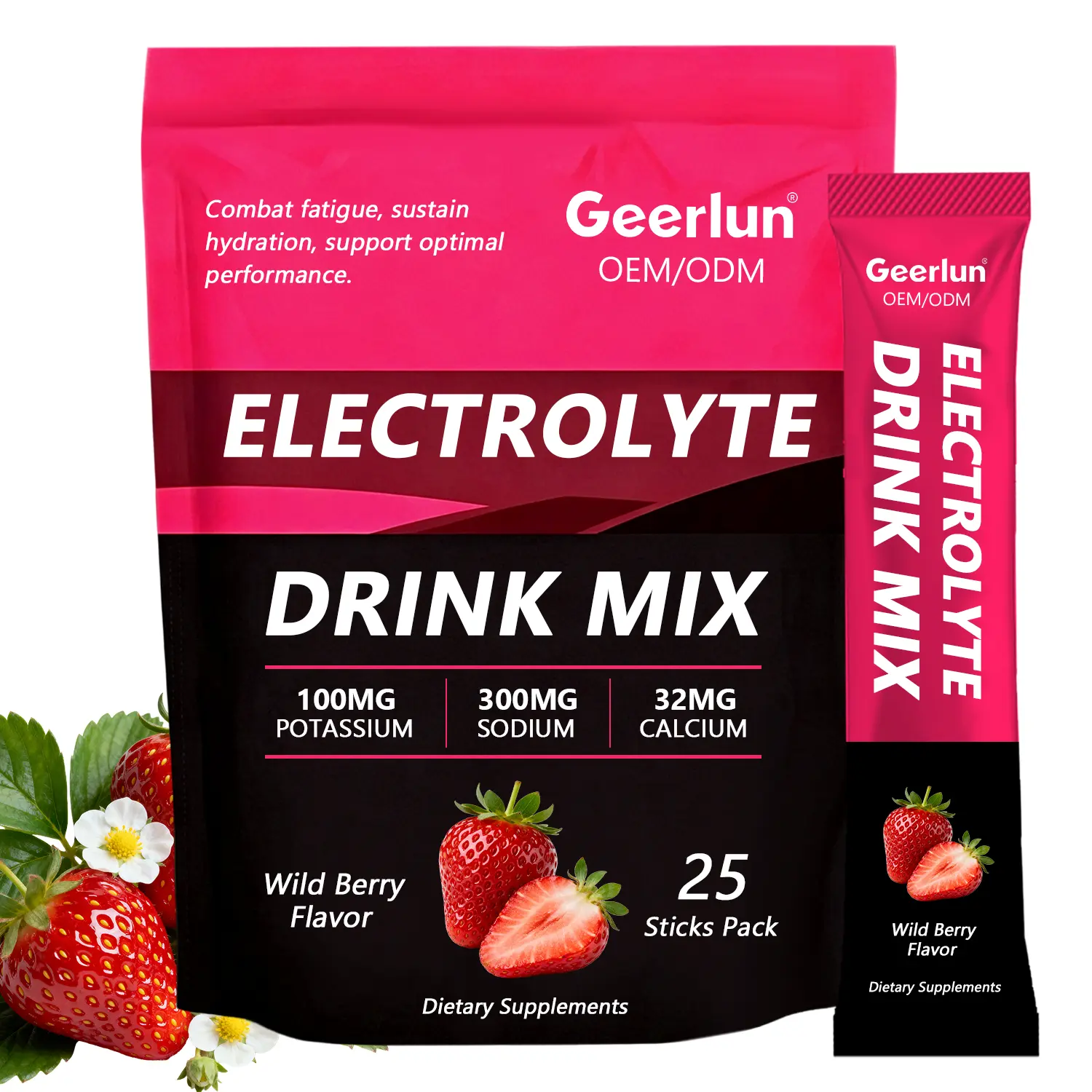 OEM zero sugar electrolyte stick pack