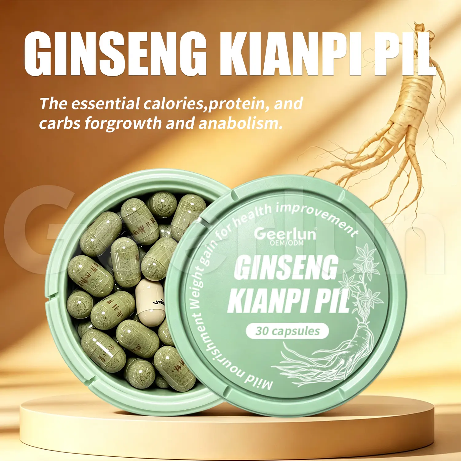 oem herbal muscle mass capsules