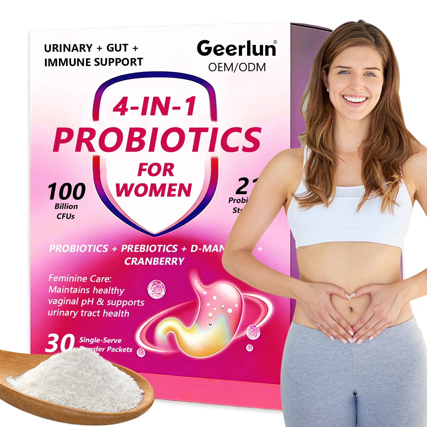 Custom Logo Probiotics Prebiotics Powder
