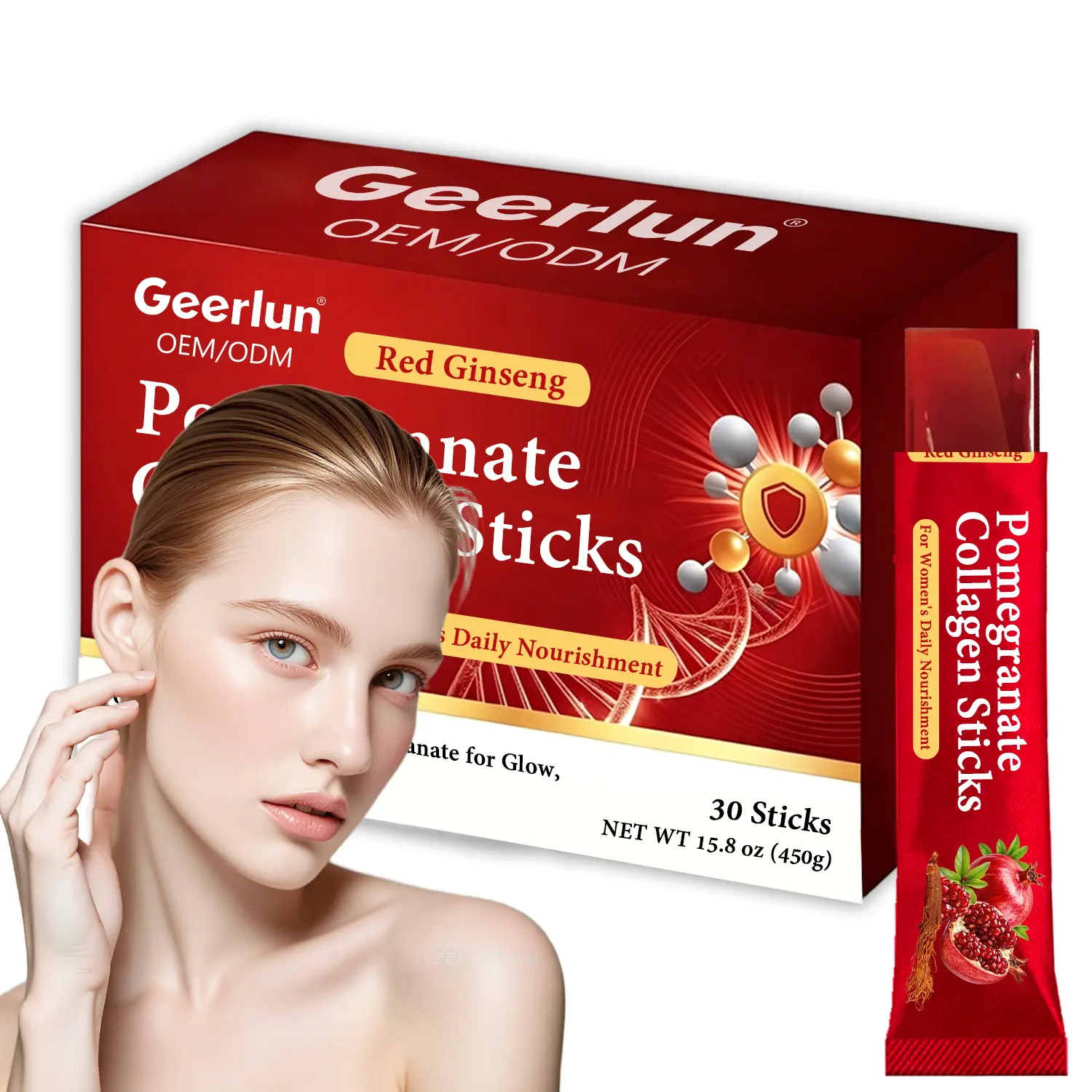 Wholesale Antioxidant Red Ginseng jelly Sticks