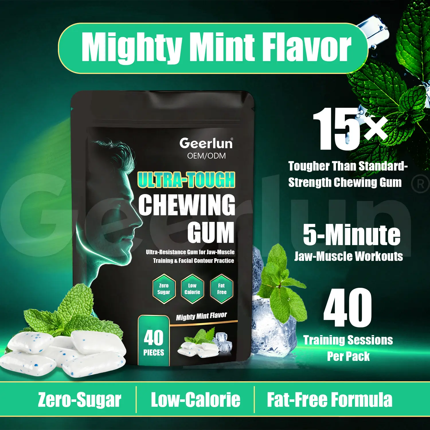 Private‑Label Mewing Chewing Gum
