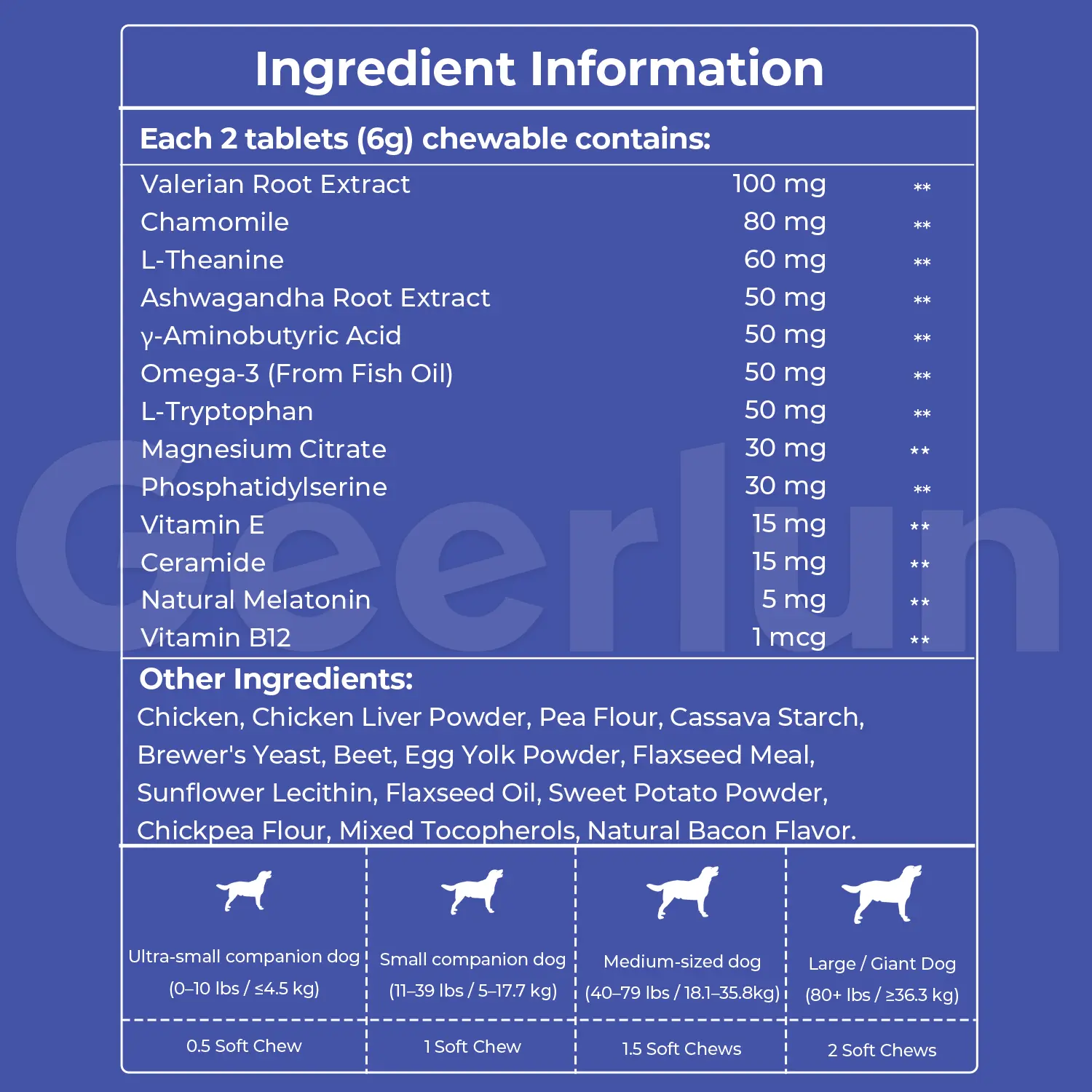 Wholesale Night Anxiety Chews for Dog