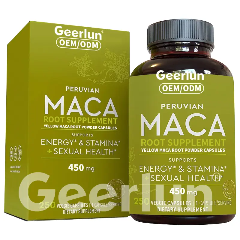 Maca capsules for men enhan...