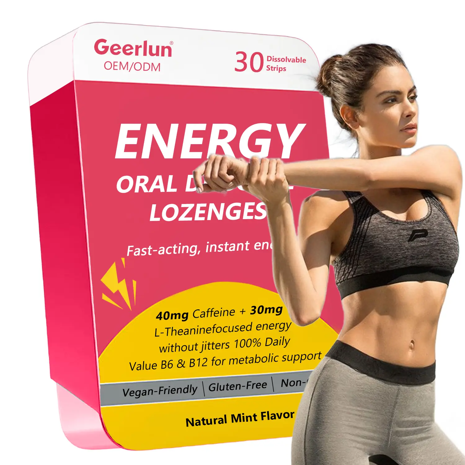 Custom Energy Oral Dissolving Strips wholesales