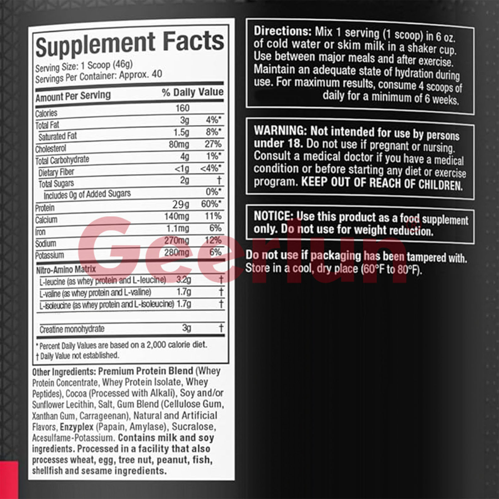 Whey Protein Powder Mass Gainer Supplements (2)