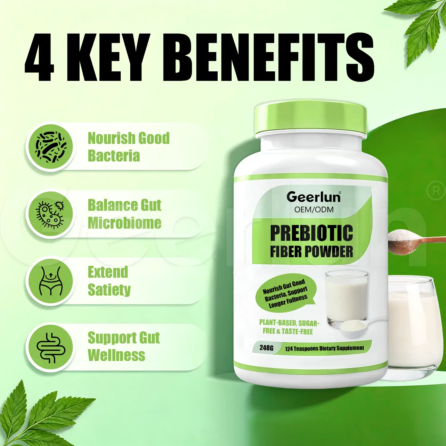 Factory prebiotic solid mix