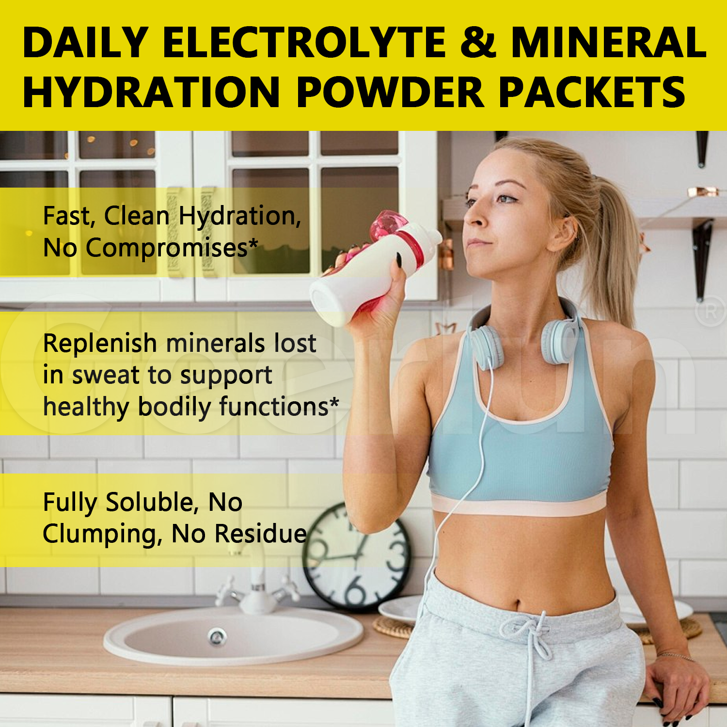 Immune support electrolyte powder
