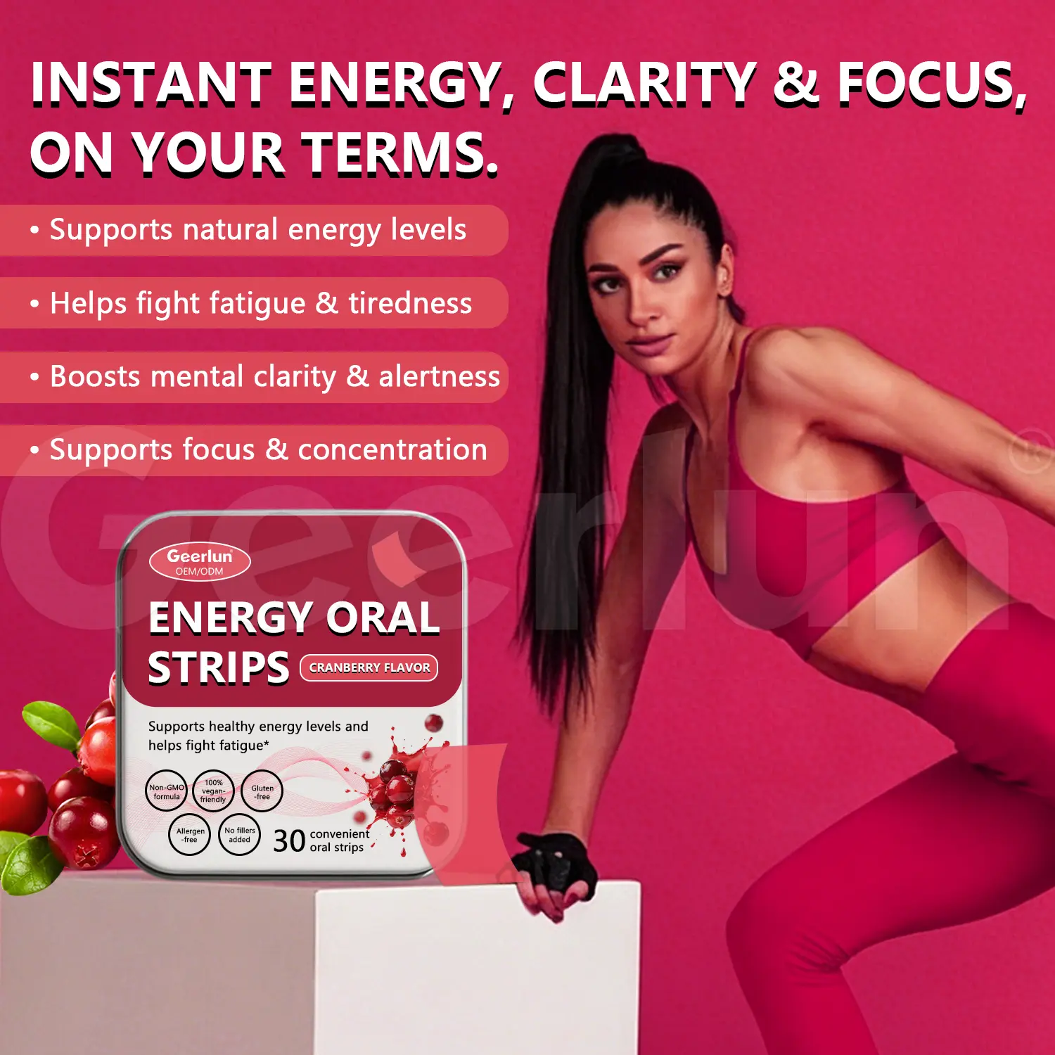 Custom Energy Oral Dissolving Strips