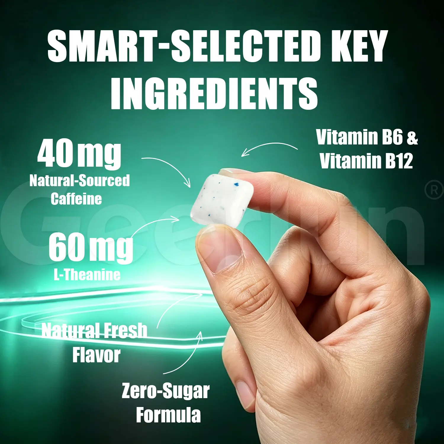 Custom Energy‑Boost Chew Gum