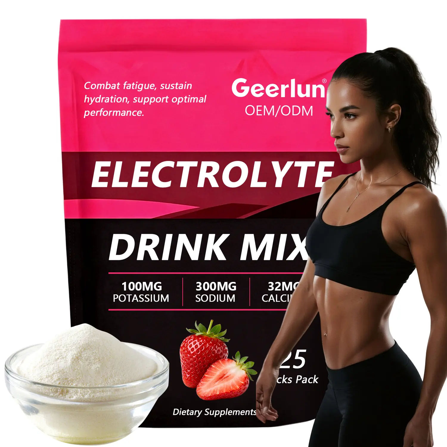 Private label immune support electrolyte powder