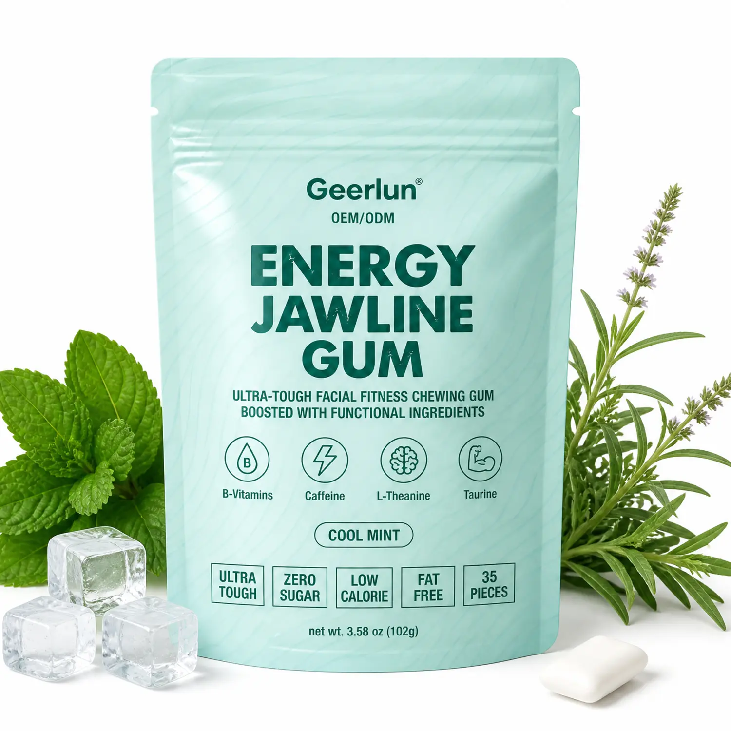 Wholesale Zero‑Sugar L‑Theanine Gum