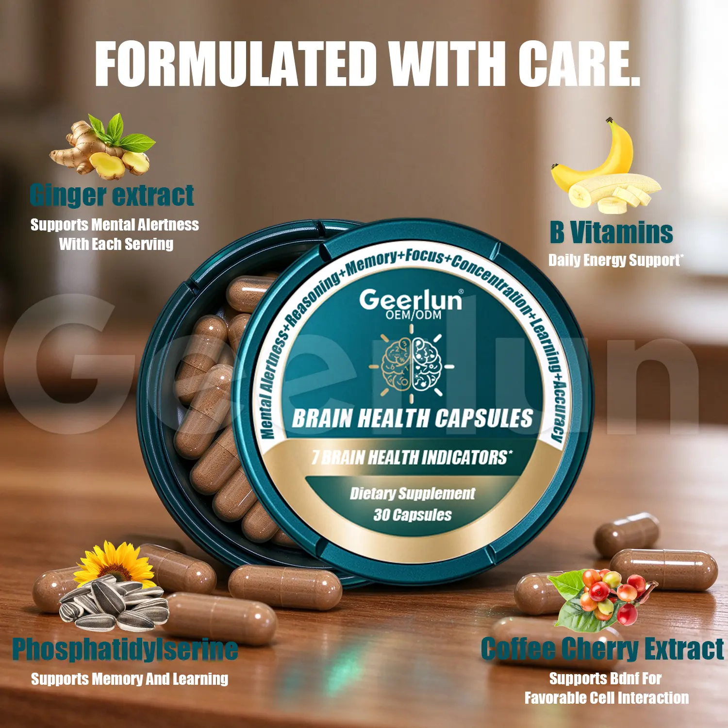Wholesale Brain Health Focus Capsules