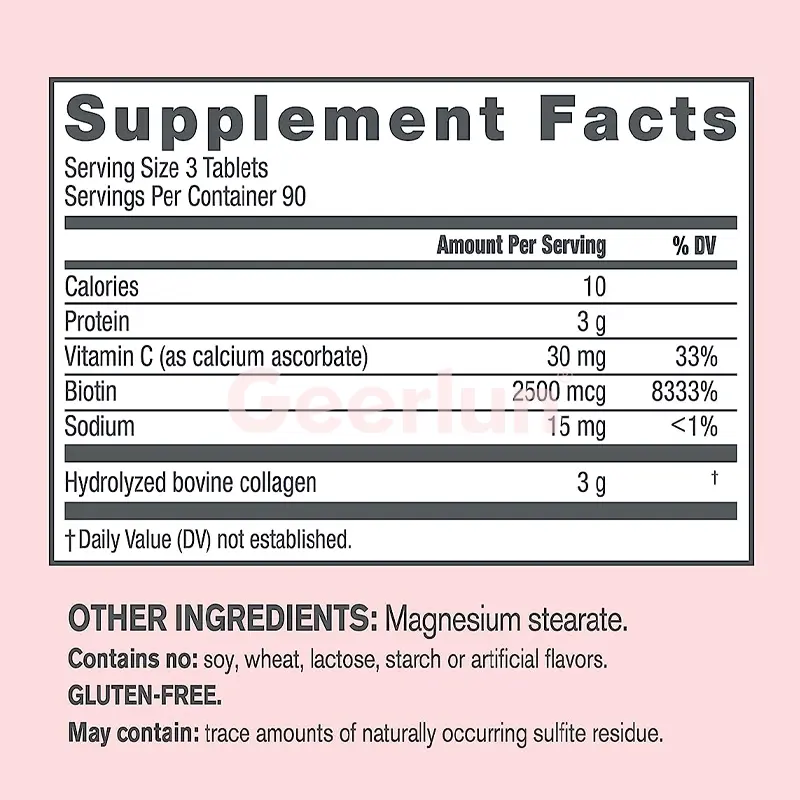 Glutathione collagen vitamin c tablets (3)