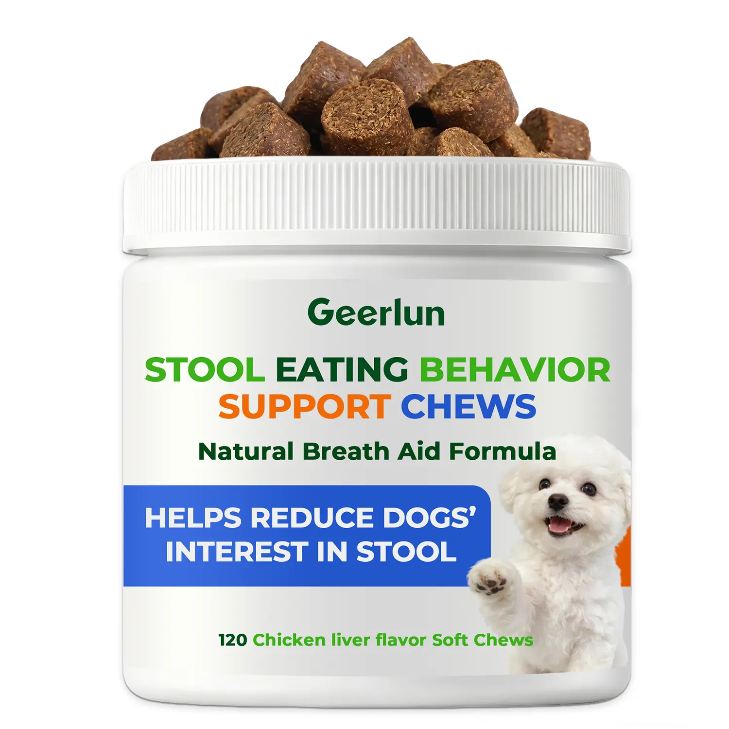 Custom Label Dog Coprophagia Stop Soft Chews