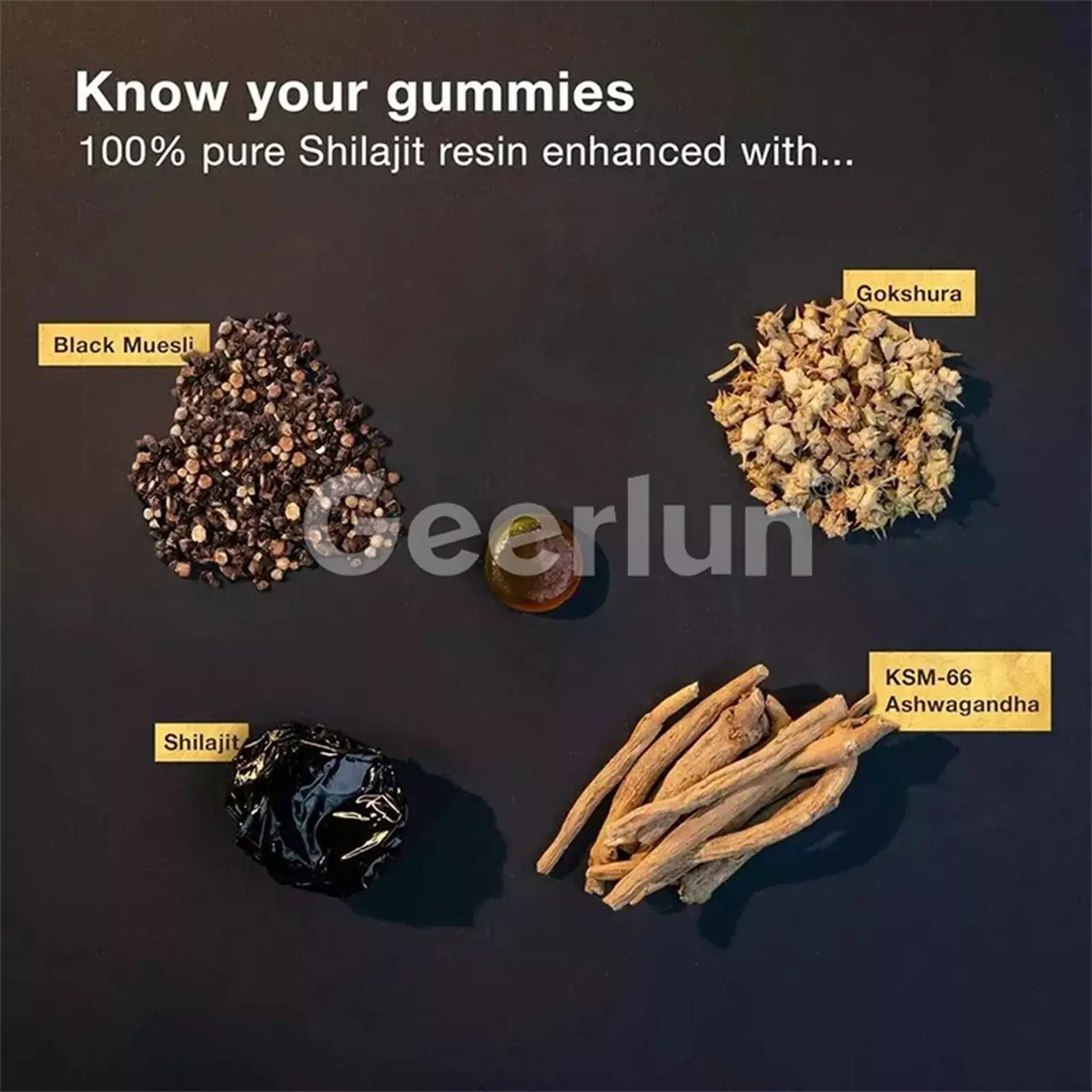 Custom Private Label Gold Shilajit gummies (12)