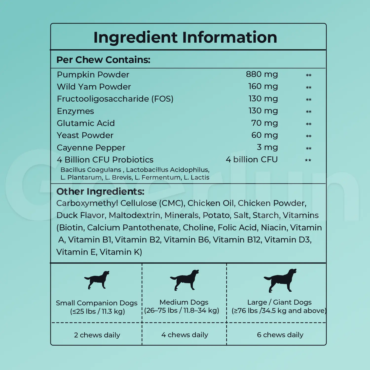 OEM Wholesale Probiotic Chews