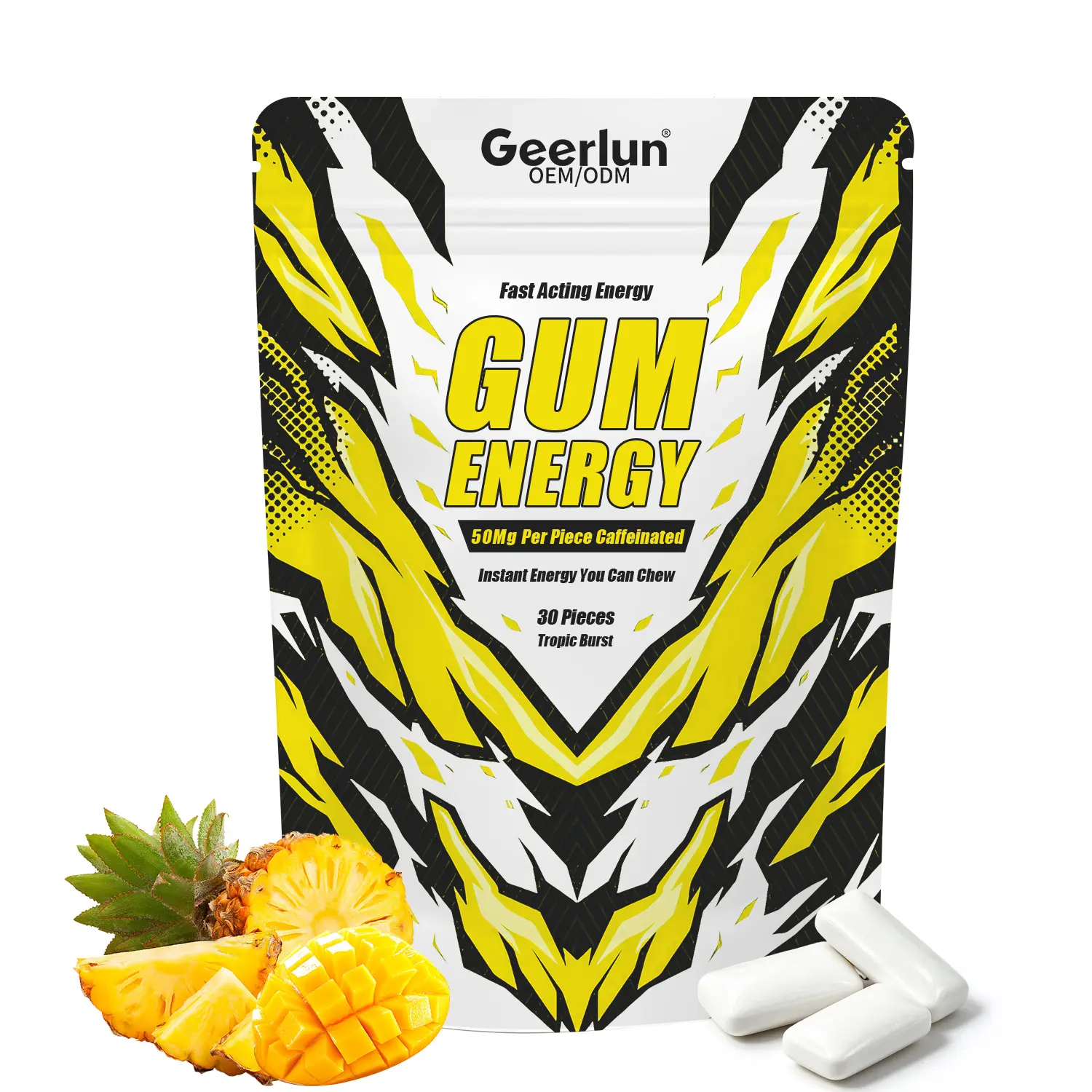 Private Label Energy Gum for Focus Memory